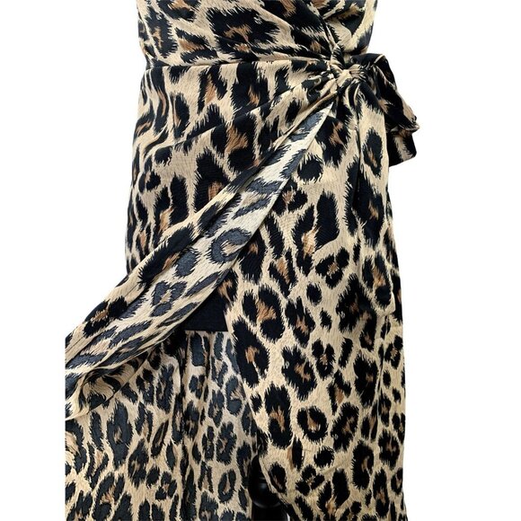 Shein Women's Cheetah Wrap Dress - Picture 4 of 7